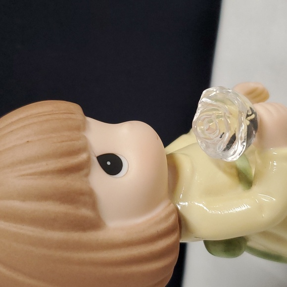 2008 Brunette Precious Moments Rose You Help Me Realize That Life Is Full.... - Picture 8 of 11